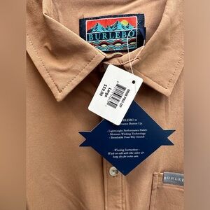 NWT - Burlebo Outdoors - Performance Button Down